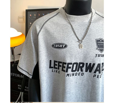 Camiseta Deportiva Suelta Cuello Redondo Manga Corta para Hombre - Image 23