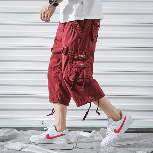 Pantalones Casuales Multi-bolsillos para Playa - Image 12