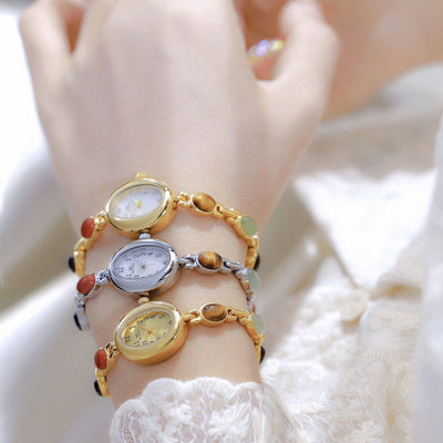 Pulsera de Jade Natural Multicolor Fu Lu Shou - Abundancia y Protección - Image 23