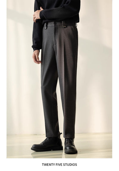 Pantalones de Vestir Casual Rectos para Hombre - Estilo Versátil - Image 11