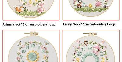 Kit DIY Reloj Decorativo con Bordado - Manualidad Creativa Hecha a Mano - Image 18