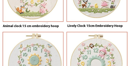 Kit DIY Reloj Decorativo con Bordado - Manualidad Creativa Hecha a Mano - Image 18
