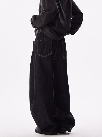 Pantalones Vaqueros Holgados Corte Ancho Cutlass para Hombre - Image 12