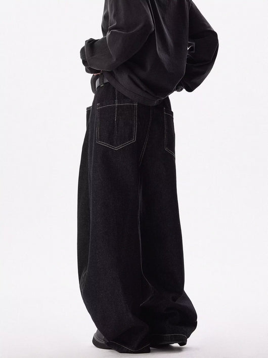 Pantalones Vaqueros Holgados Corte Ancho Cutlass para Hombre - Image 12
