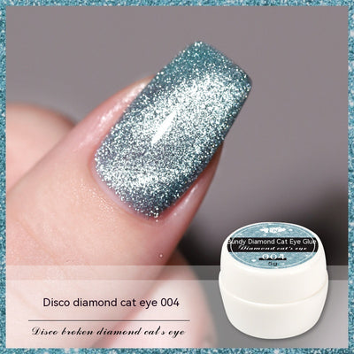 Esmalte de Uñas Gel Ojo de Gato Reflectante con Efecto Diamante - Image 6