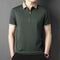 Camiseta Casual Hombre Cuello Solapa - Transpirable y Suave al Tacto