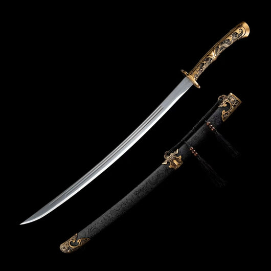 Dao Xiuchun de Acero Manganeso - Espada de Hoja Verde para Cine y Práctica - Image 6