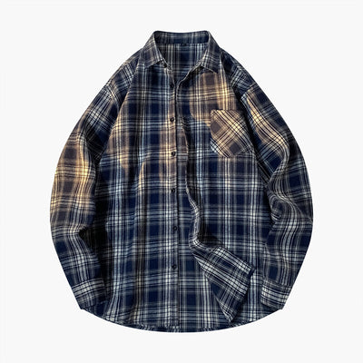 Camisa-Chaqueta Casual de Cuadros para Hombre - Image 3