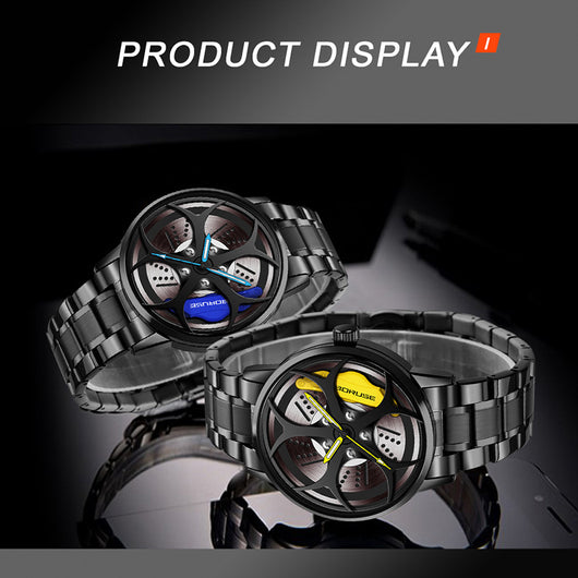 Reloj de Acero Inoxidable para Hombre con Esfera Luminosa - Image 40