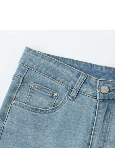 Jeans Skinny Talle Alto Stretch Talla Grande en Tonos Claros - Image 12