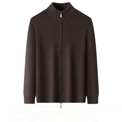 Cardigan para Hombre con Cuello Tipo Solapa y Cierre de Cremallera - Image 9