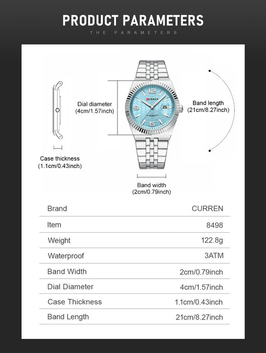Reloj de Negocios para Hombre con Esfera Redonda - Image 21