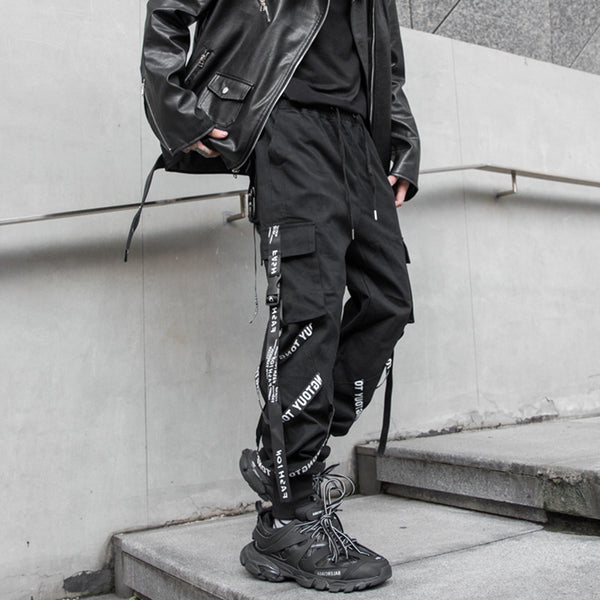 Overol Holgado Dia Blo Tie Streamer - Pantalón Hip-Hop Tendencia Coreana