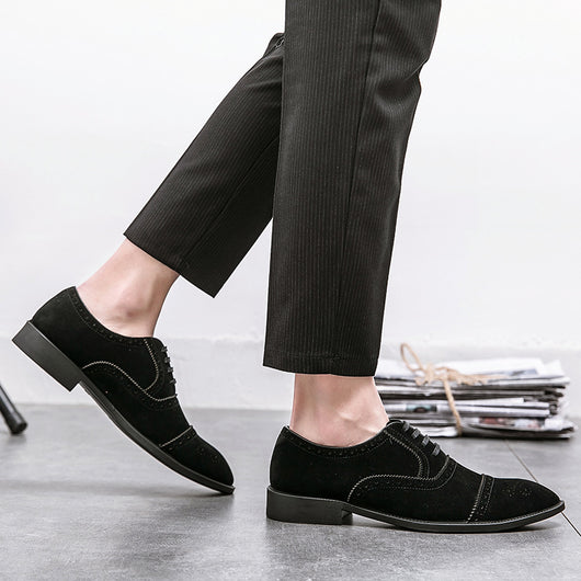 Zapatos de Cuero Grabados Estilo Casual para Hombre - Image 4