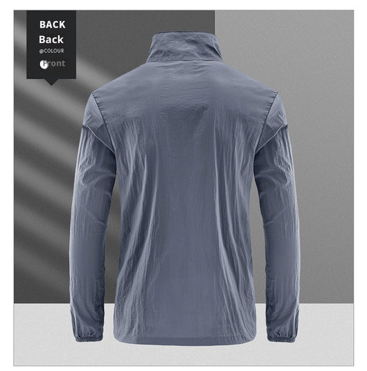 Ropa de Protección Solar Transpirable en Seda de Hielo para Hombre - Image 11