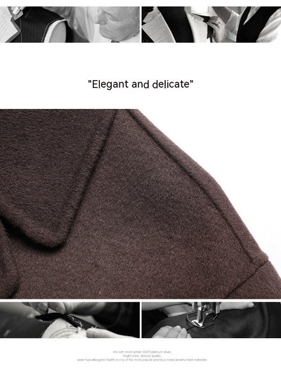 Abrigo de Lana Reversible Hombre - Corte Medio Cálido y Elegante - Image 10