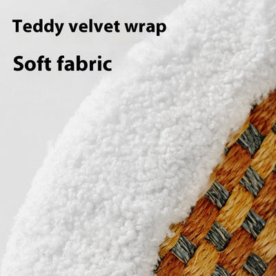 Nido Ovalado para Gatos con Tabla Rascadora de Sisal Resistente - Image 4