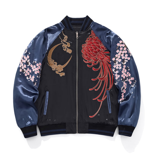 Chaqueta Beisbolera Kylin Beast Bordada - Estilo Clásico Reforzado