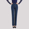 Pantalones Vaqueros Mujer Cintura Alta Stretch Pierna Recta Slim