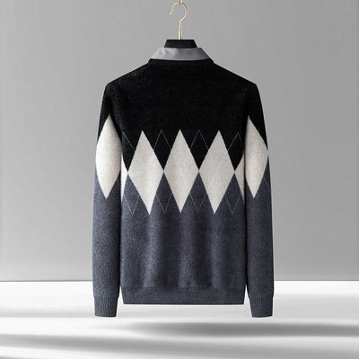 Camisa Térmica Hombre con Efecto Dos Piezas y Imitación Visón - Image 3