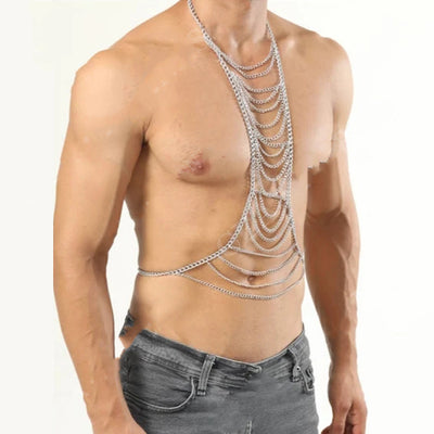 Cadena Corporal para Hombre - Joyería de Pecho Festival y Cosplay - Image 3