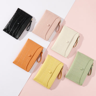 Billetera Compacta Multiranura para Mujer - Cartera Monedero PU Ultradelgada - Image 7
