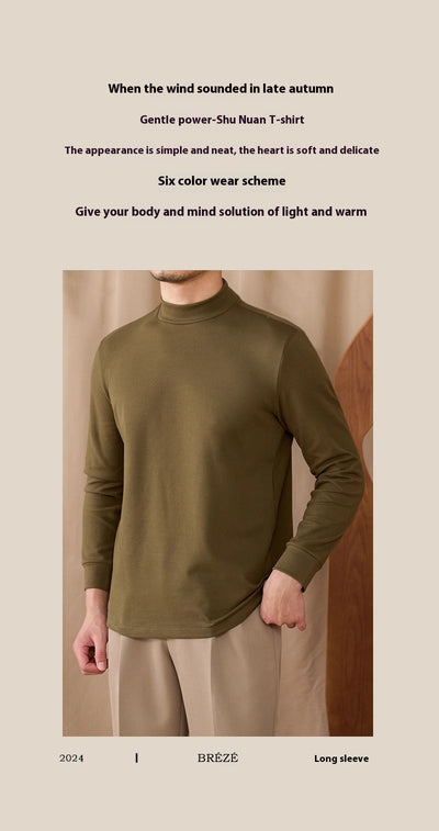 Suéter Cuello Alto Elástico Térmico para Desplazamientos - Image 8