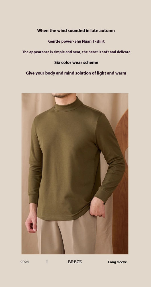 Suéter Cuello Alto Elástico Térmico para Desplazamientos - Image 8