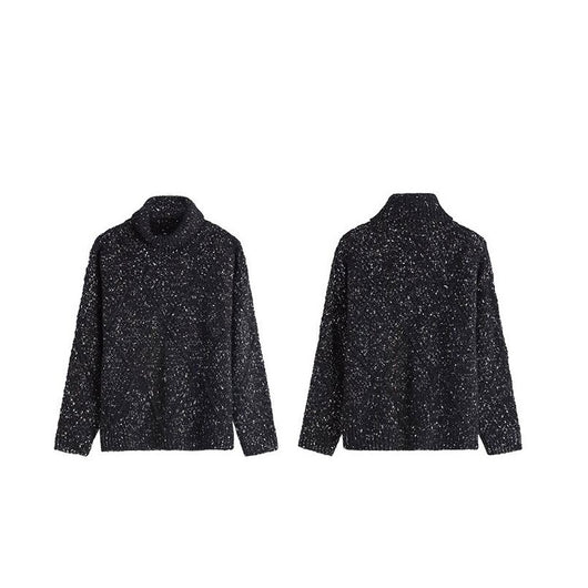 Suéter de Cuello Alto Mohair para Otoño e Invierno - Image 5