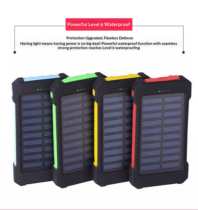 Batería Solar Portátil 20000mAh con Linterna LED y Protección Waterproof - Image 13