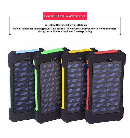 Batería Solar Portátil 20000mAh con Linterna LED y Protección Waterproof - Image 13