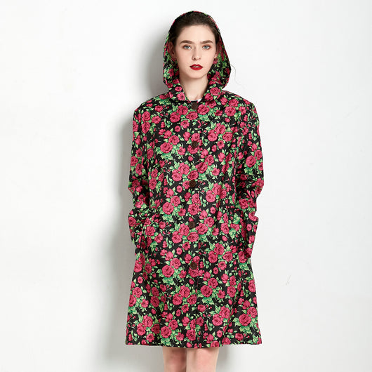 Abrigo Trinchera Rosa Midi para Mujer - Image 13