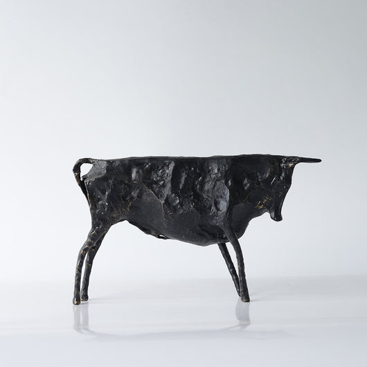 Escultura Miniaturas de Vaca Negra para Decoración del Hogar - Image 2