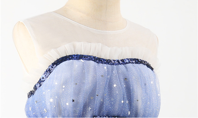 Vestido Infantil Elegante sin Mangas con Tul Esponjoso - Image 29