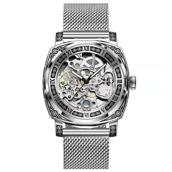 Reloj Mecánico Automático Vintage Hueco para Hombre - Image 5