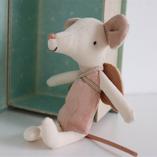 Peluche Nube de Diseño Rata Alada - Juguete de Tela Suave