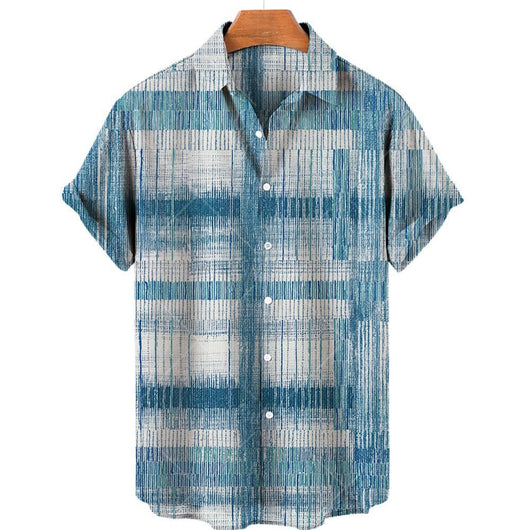 Camisa Casual para Hombre con Impresión 3D Digital - Image 14