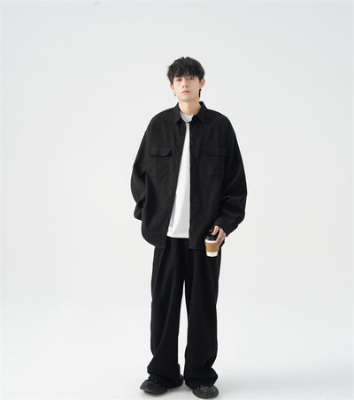Camisa Jacket Casual Oversize para Hombre - Talla Grande - Image 26