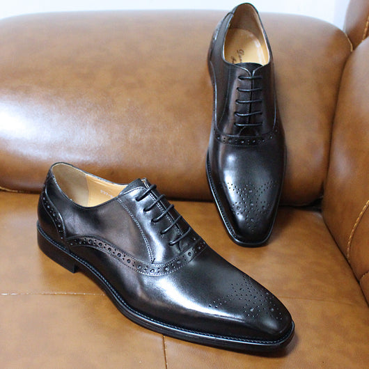 Zapatos de Cuero Clásicos Japoneses para Negocios Casuales - Image 10