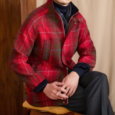 Chaqueta de Caza Slim Fit con Cuello de Pie y Cinturón - Image 3