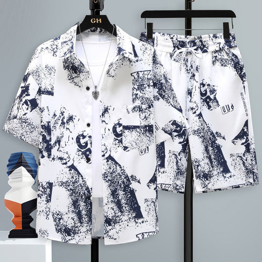 Conjunto Deportivo de Shorts Casuales para Hombre - Dos Piezas - Image 10