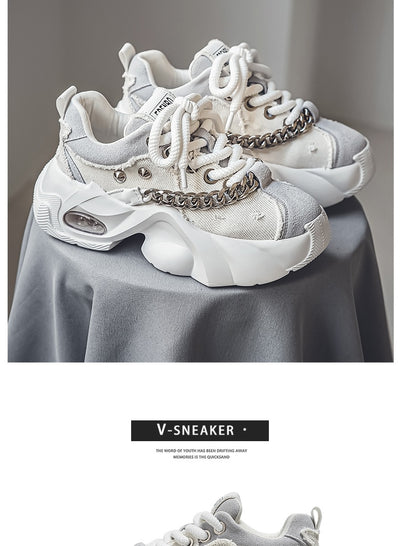 Tenis Casuales Elevados para Hombre con Suela Gruesa - Image 10