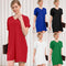 Vestido Corto Escote V Manga Corta para Casa y Descanso