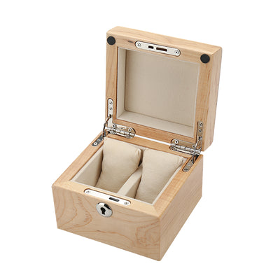 Estuche de Madera Maciza para Relojes - Pack Doble Organizador de Lujo - Image 6