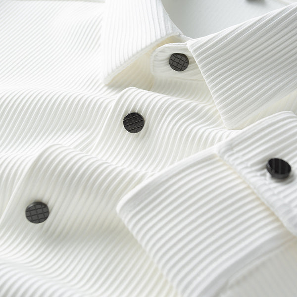 Camisa Blanca Ejecutiva sin Planchado Anti-arrugas - Image 5