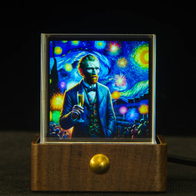 Reloj de Cristal Grande con Animación y Adornos Decorativos - Image 6
