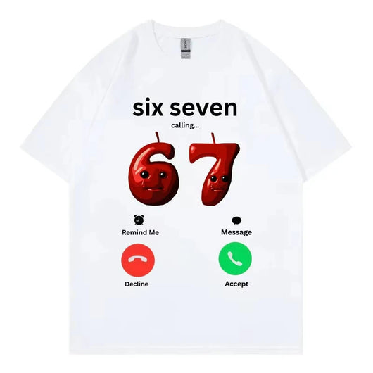 Playera 67 Llamando - Diseño Cómico Unisex - Image 3