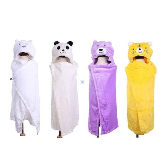 Bata de Baño Infantil con Capucha - Toalla Suave con Diseño de Animales - Image 2