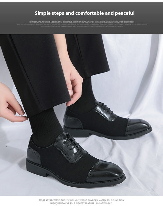 Zapatos de Negocios Cuero Premium con Suela Elevada y Punta Redonda - Image 15