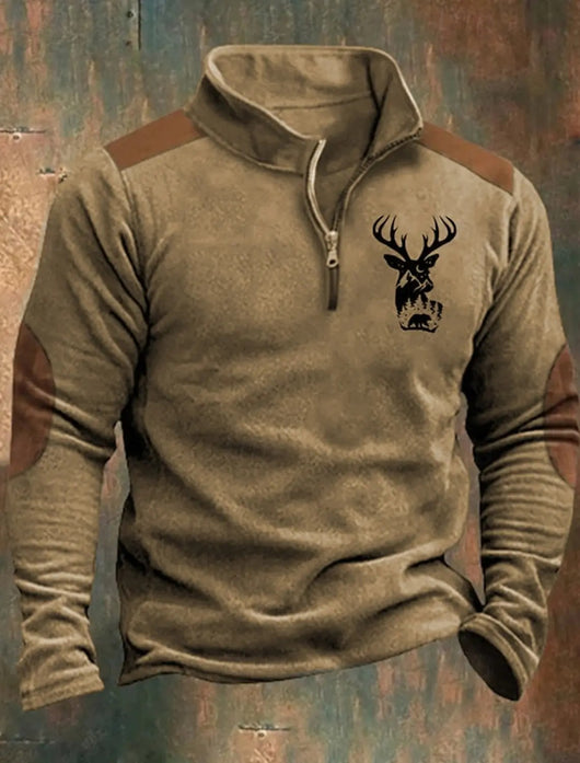 Sudadera Deportiva con Cuello Alto y Cierre para Hombre - Image 5